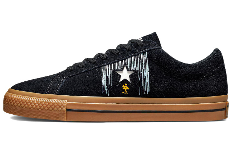 

Кроссовки Converse One Star Ox Peanuts Snoopy And Woodstock, Черный, Кроссовки Converse One Star Ox Peanuts Snoopy And Woodstock