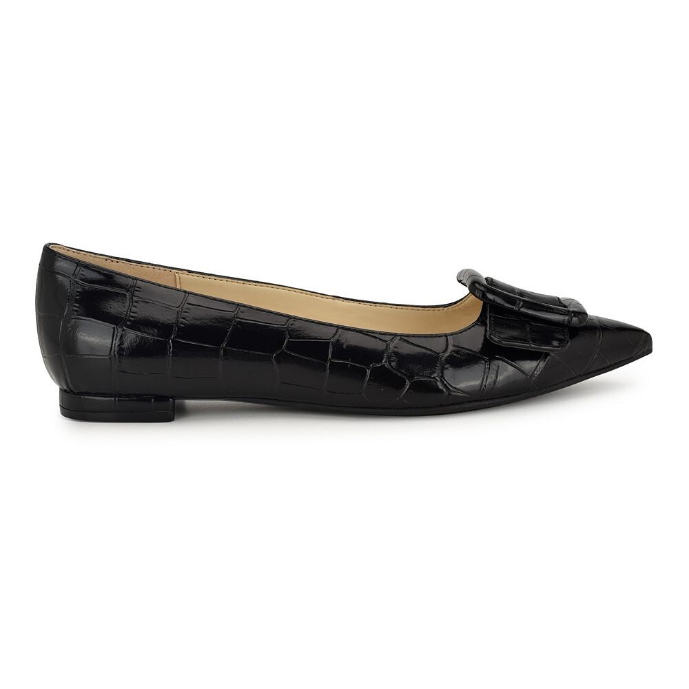 Женские туфли без шнуровки с острым носком Nine West Jesike на плоской подошве, цвет Dark Blue Tweed — фото 2