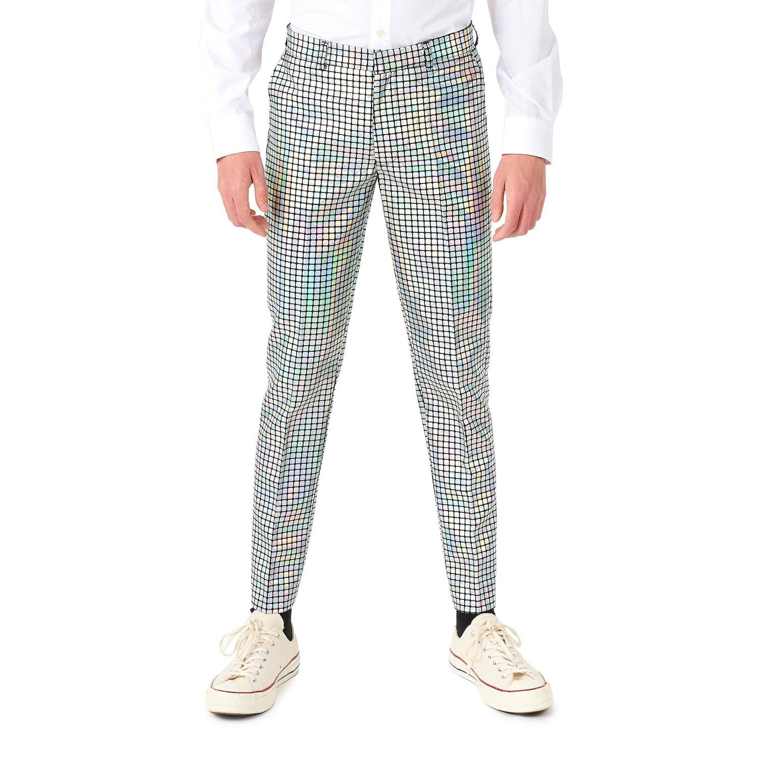 Костюм OppoSuits с металлическим диско-шаром для мальчиков 10–16 лет, костюм из трех предметов для вечеринок OppoSuits — фото 4