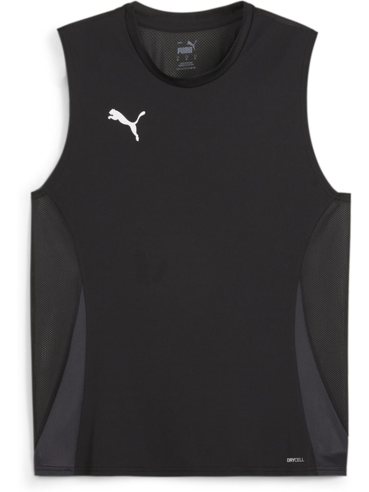 

Спортивная футболка TeamGoal Sleeveless Jersey черного цвета Puma