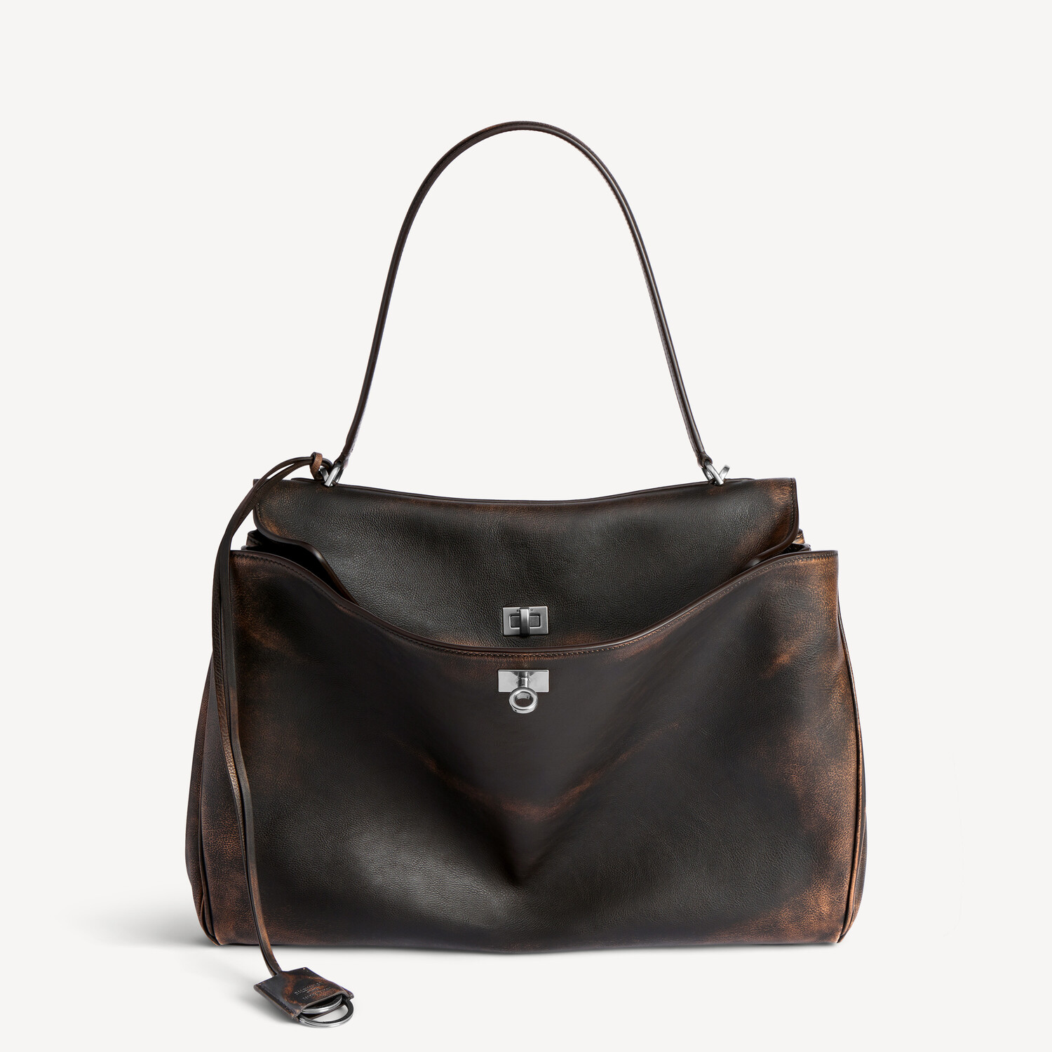 

Мужская большая сумка rodeo коричневого цвета BALENCIAGA, коричневый