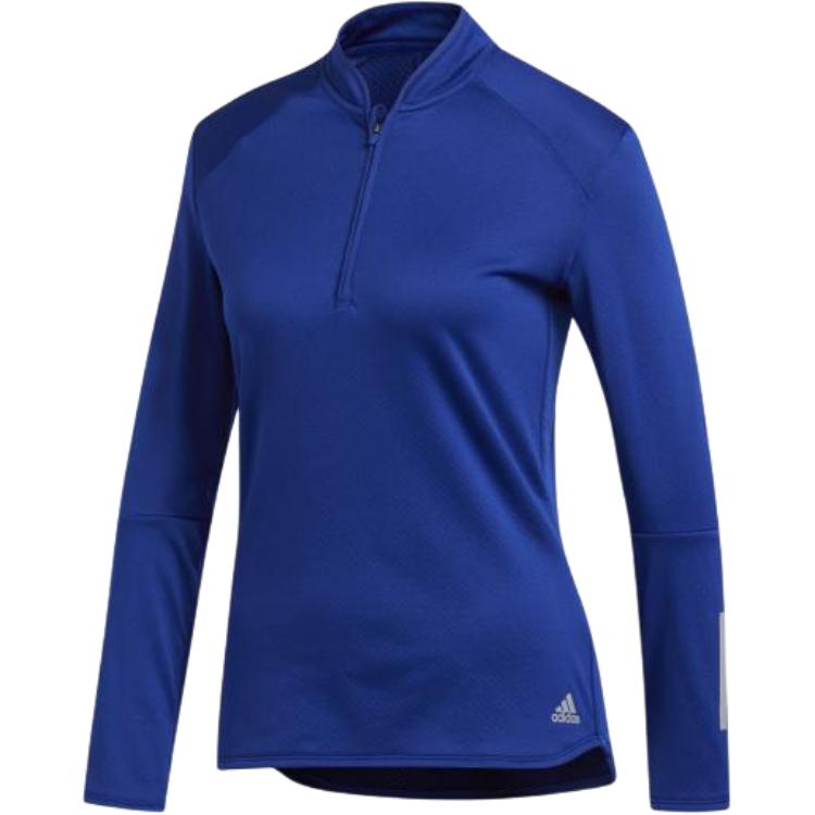 Футболка Adidas CLIMAWARM женская синяя — фото 2