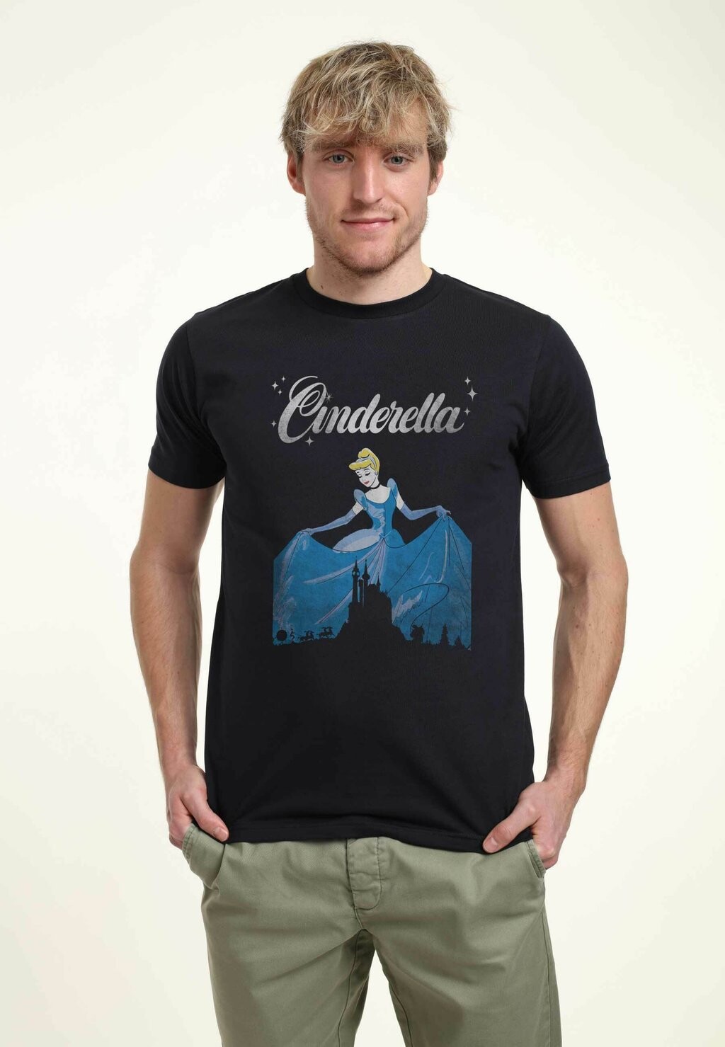 

Футболка с принтом CINDERELLA DANCING CINDERELLA UNISEX Henry Tiger, темно-синий