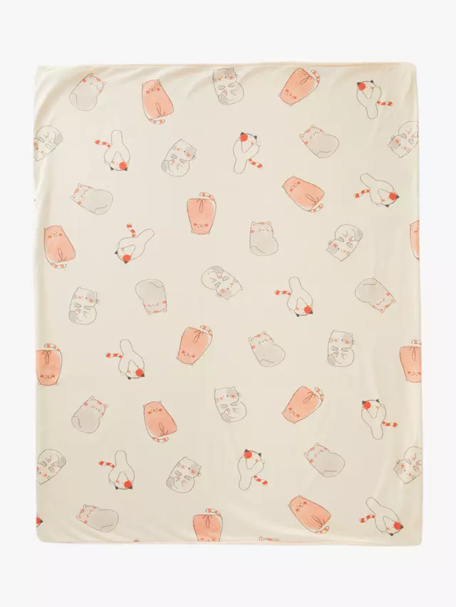 

Одеяло Benetton Baby Cat Print Chenille