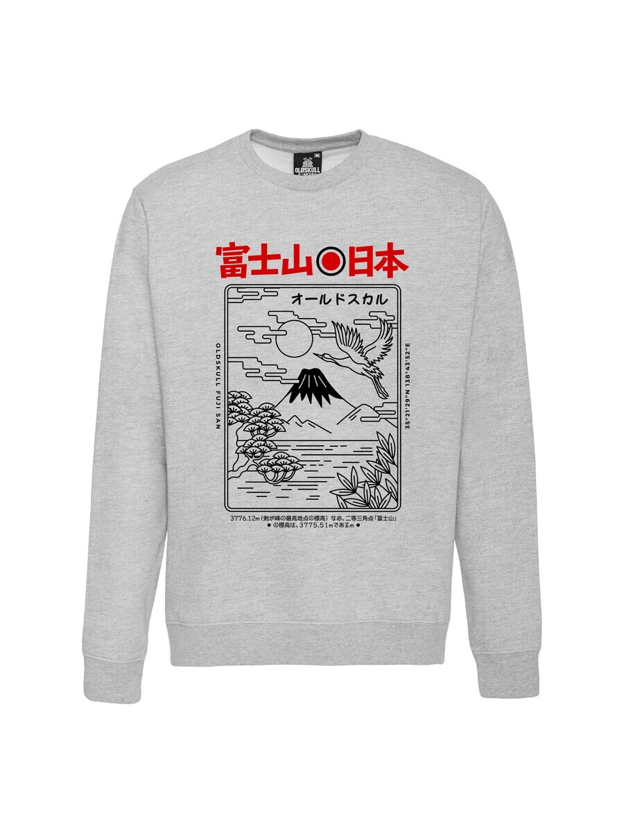 

Толстовка Oldskull Asian, цвет mottled grey
