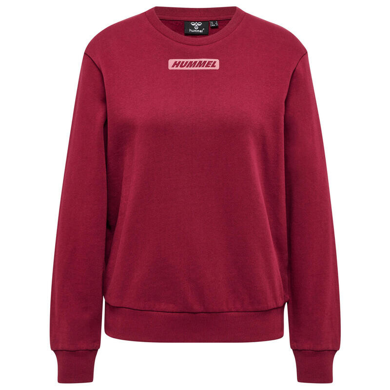 

Толстовка Hmlte Element женская тренировочная HUMMEL, цвет rot