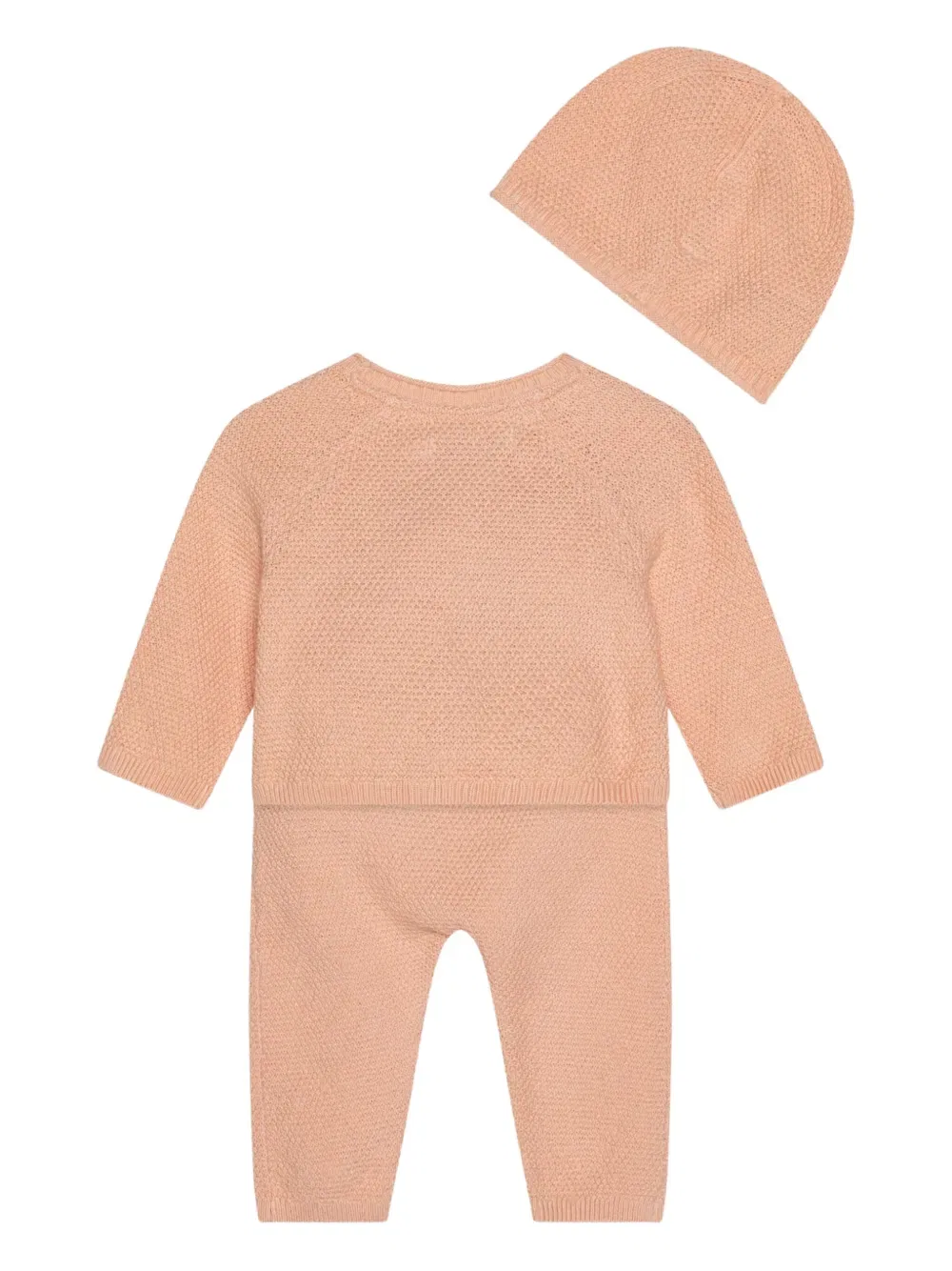 Комплект вязаных брюк Calvin Klein Kids, розовый — фото 2