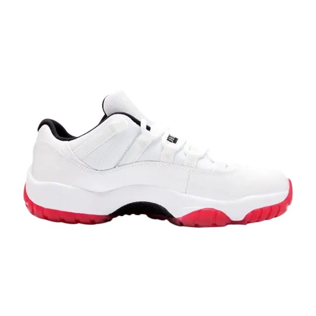 

Кроссовки Air Jordan 11 Retro Low GS 'White Varsity Red', белый
