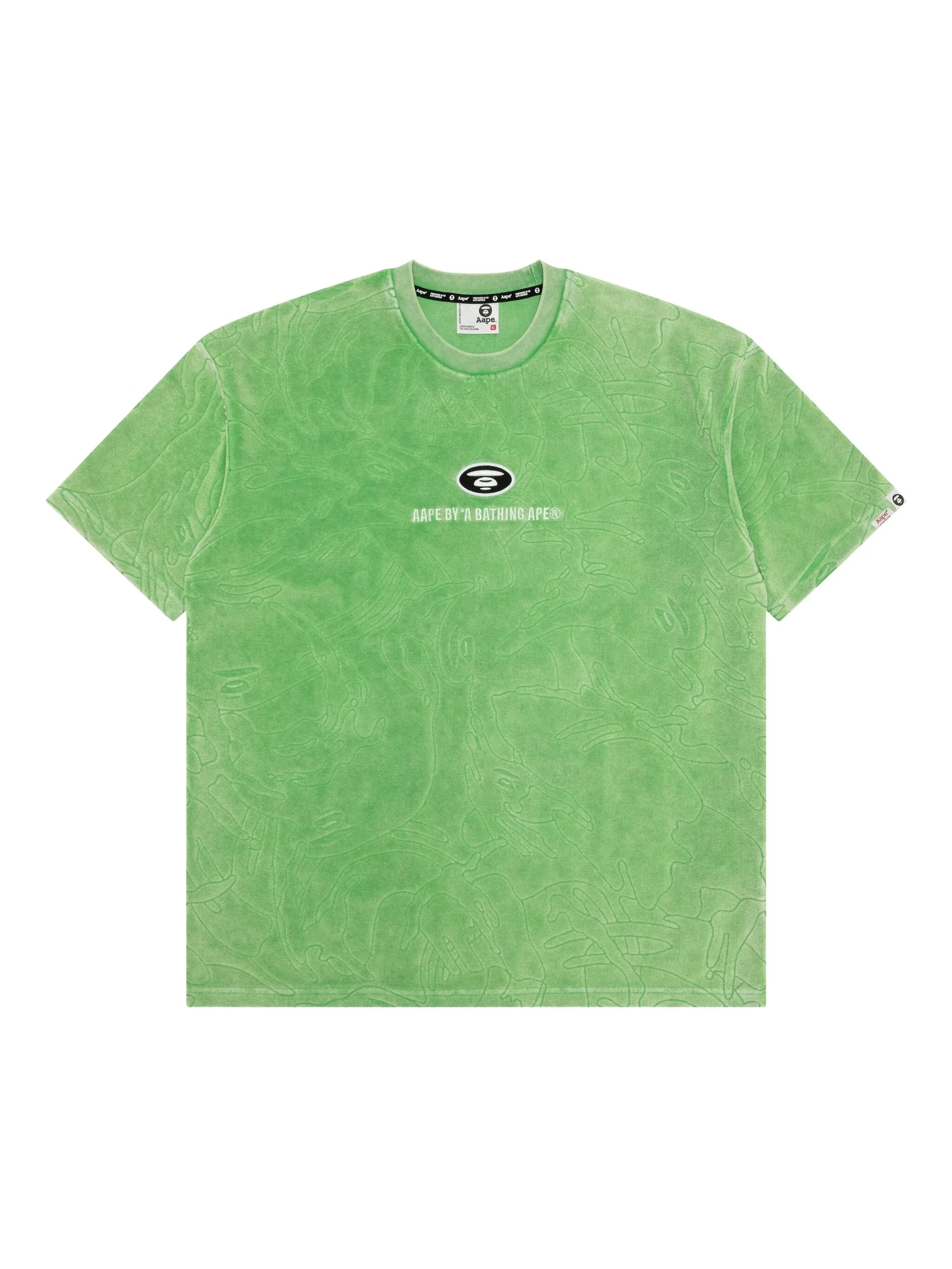 

Футболка с вышитым логотипом Aape By A Bathing Ape, зеленый