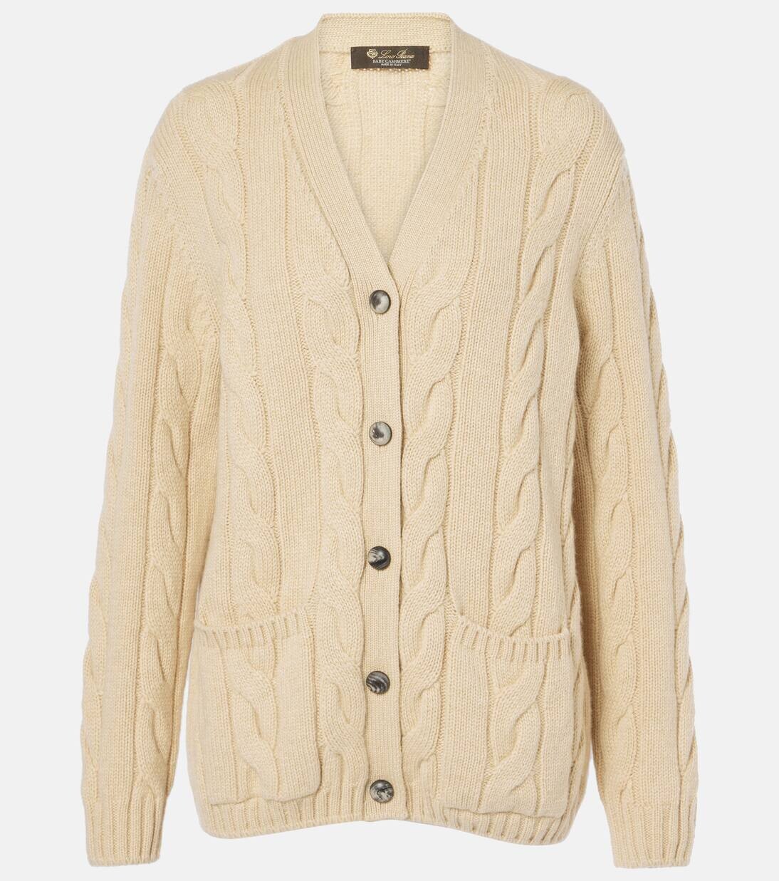 

Кашемировый кардиган Napier Loro Piana, цвет creamy cashmere mela