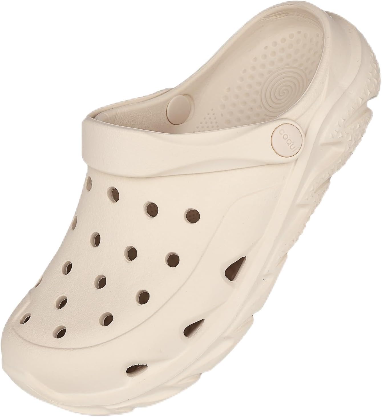 

Мужские и женские сабо, садовая обувь без застежки, сабо с поддержкой свода стопы, пляжные тапочки, сандалии, водная обувь для бассейна и душа Biuhfn, бежевый