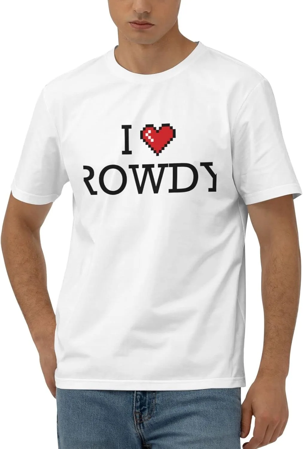 

Футболка для мужчин I Love Rowdy gaeruite