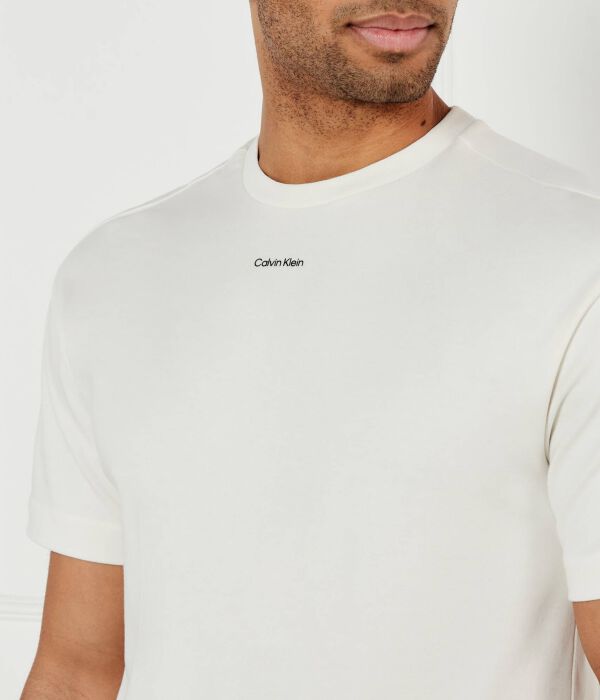 Футболки Comfort fit Calvin Klein, экрю — фото 4