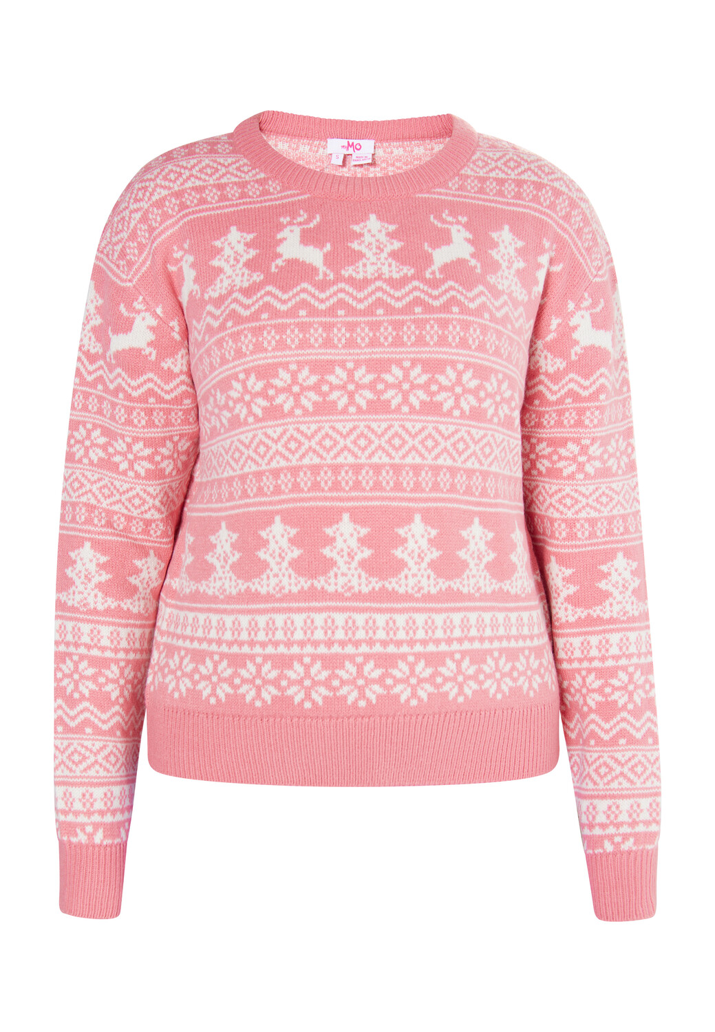 

Свитер myMo X Mas, розовый
