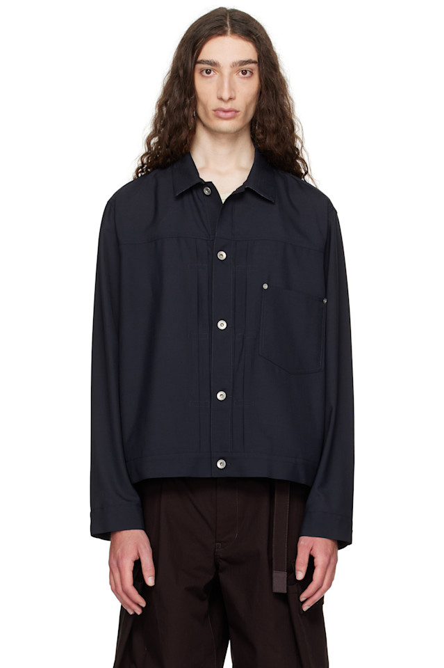 

Пиджак для костюма Sacai, синий