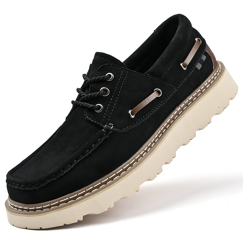 Laoks Мужские повседневные кроссовки Low Top черные, цвет Black — фото 3