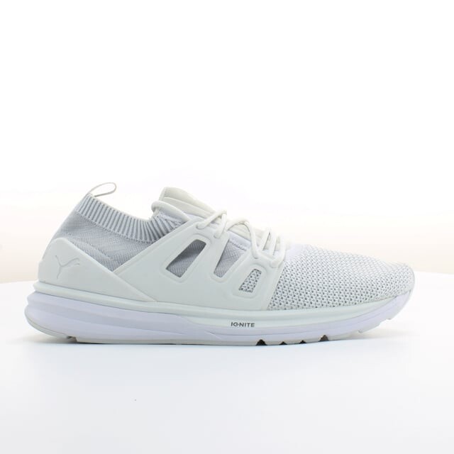 

Белые текстильные мужские кроссовки на шнуровке BOG evoknit 363669 02 Puma, белый