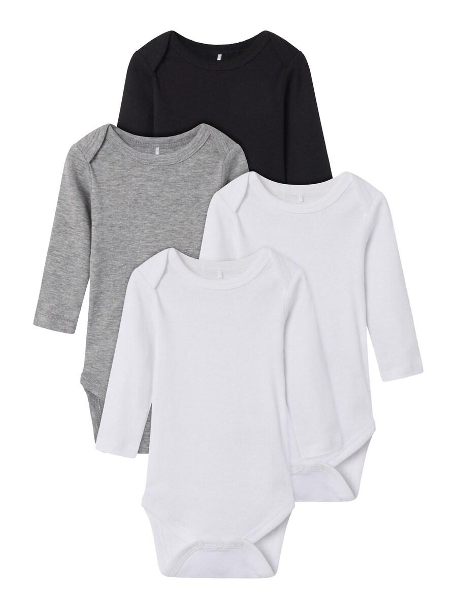 Комбинезон/боди TWO SOON, Mottled Grey/Black/White
