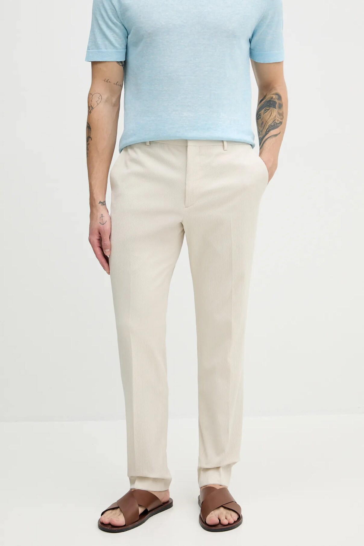 

Брюки Calvin Klein, бежевый