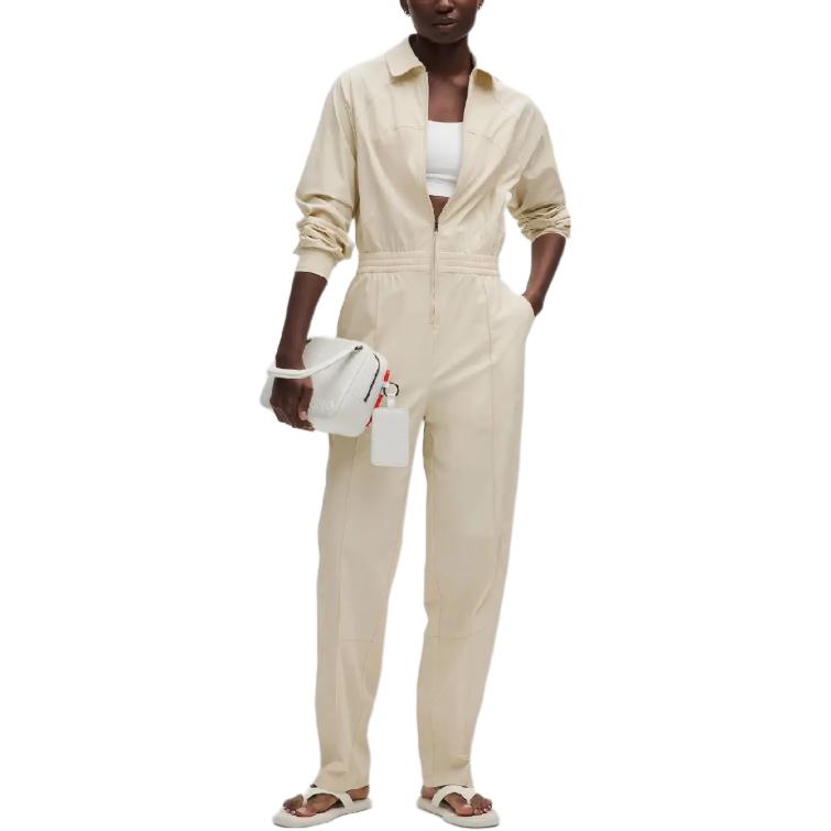 

SLNSH легкая серия комбинезон женский Lululemon, слоновая кость