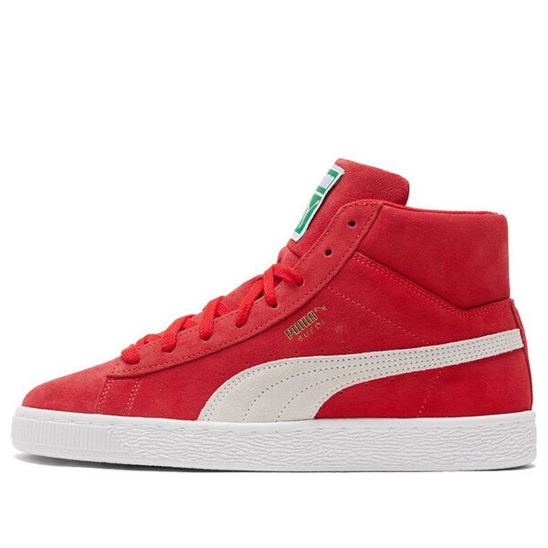 

Кроссовки suede mid 21 'high risk red' Puma, красный