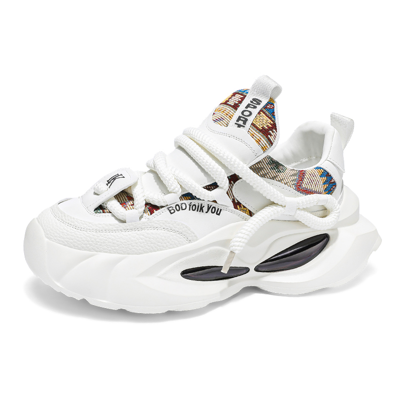 

TONYBEAR Мужские низкие массивные кроссовки White Khaki, цвет White Khaki