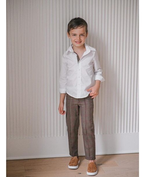 Комплект из рубашки Blair и брюк-смокинга Petite Maison Kids, белый/черный — фото 3
