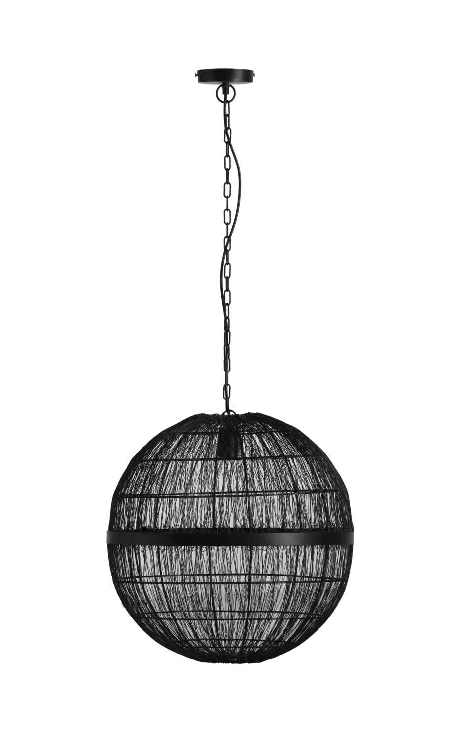 

Подвесной светильник Globo, 50x120 см, черный
