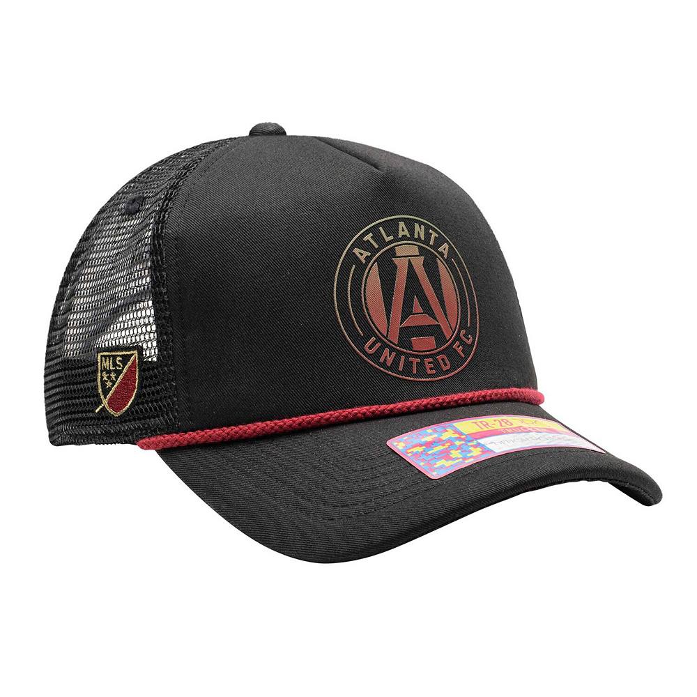 

Мужская черная регулируемая кепка Atlanta United FC Atmography Trucker Fan Ink, цвет Atu Black