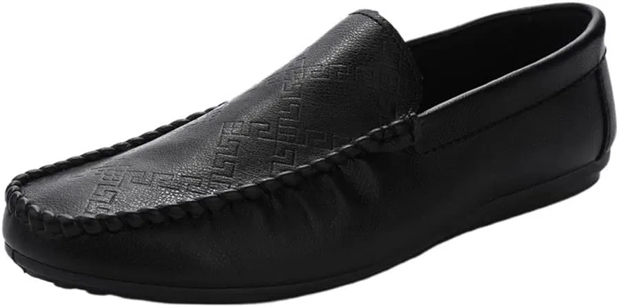 Лоферы кожаные Moccasins Black