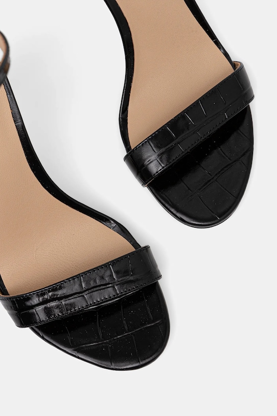 Кожаные сандалии Allie Lauren Ralph Lauren, черный — фото 4