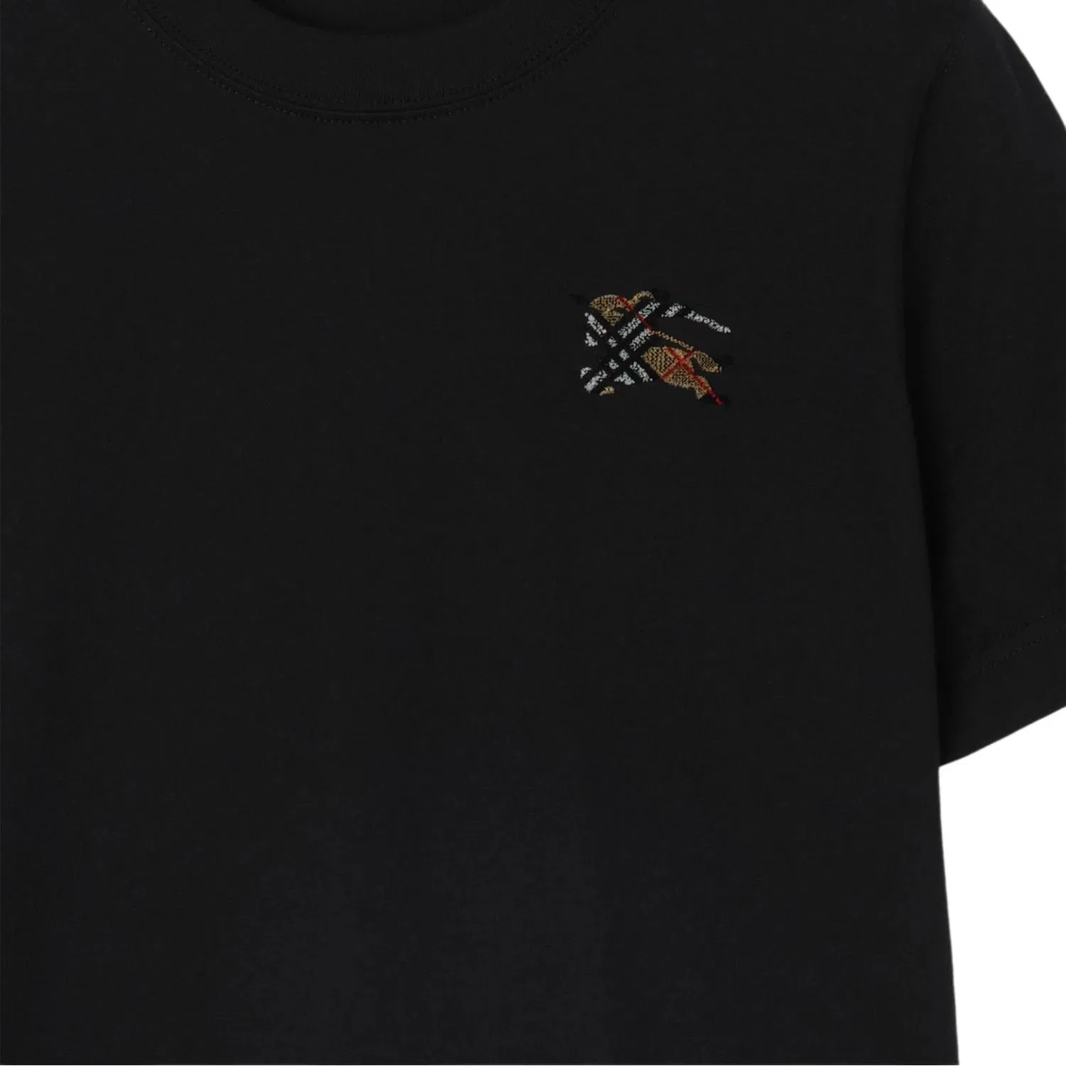 Футболка женская Burberry Regular Sleeve Black — фото 4