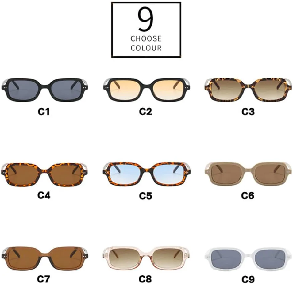 

Защитные солнцезащитные очки для мужчин и женщин | Маленькая оправа, градиентный оттенок | для вождения и занятий спортом на открытом воздухе generic, Leopard Tea