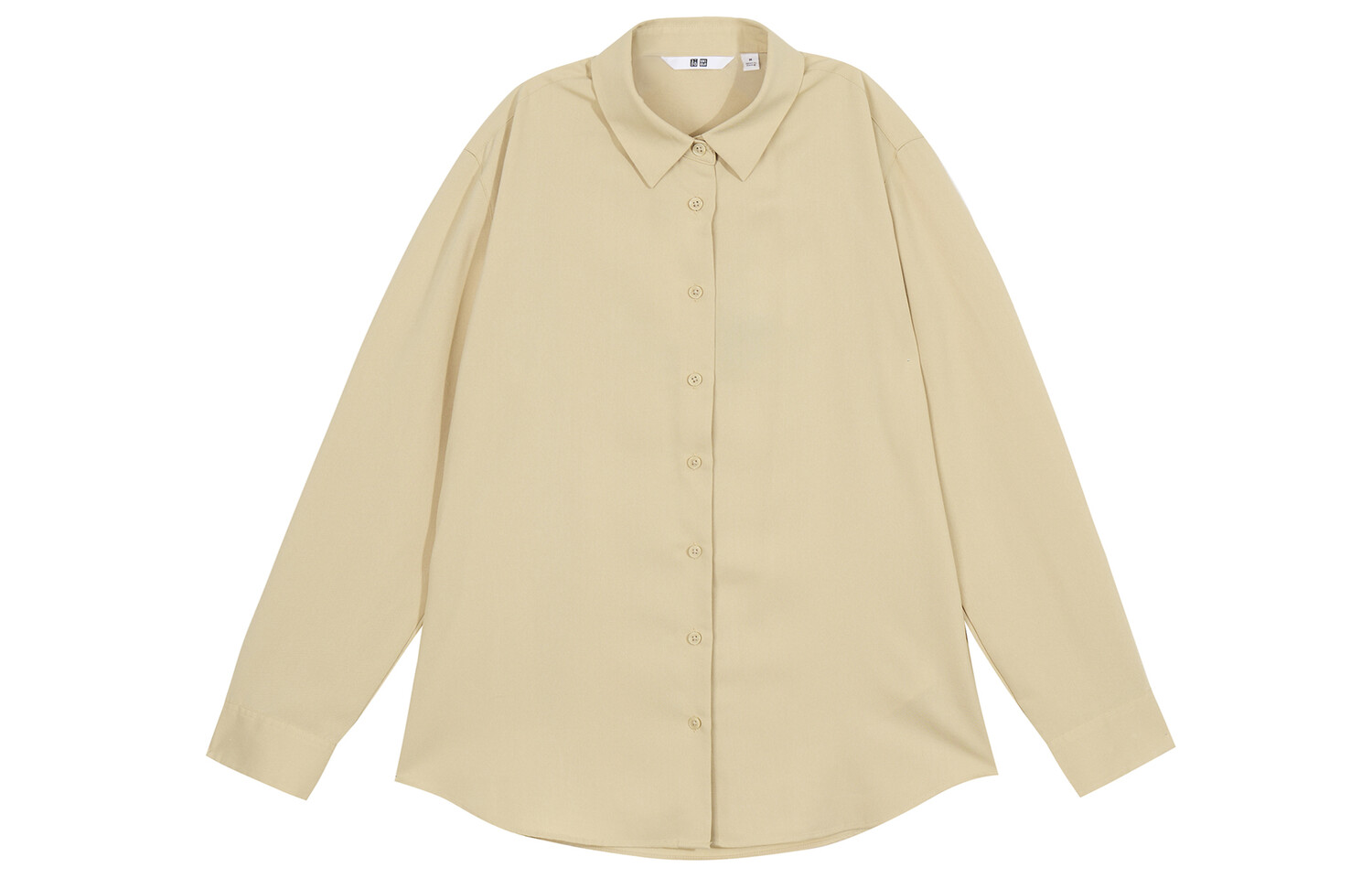 

Рубашка женская темно-бежевая Uniqlo