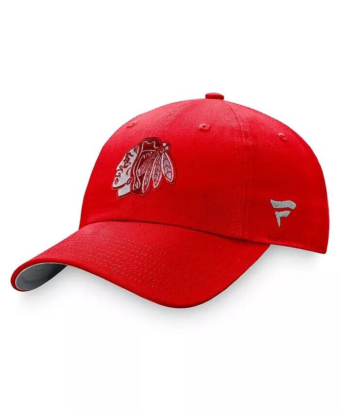 

Женская красная бейсболка Chicago Blackhawks Iconic Glimmer Adjustable Fanatics