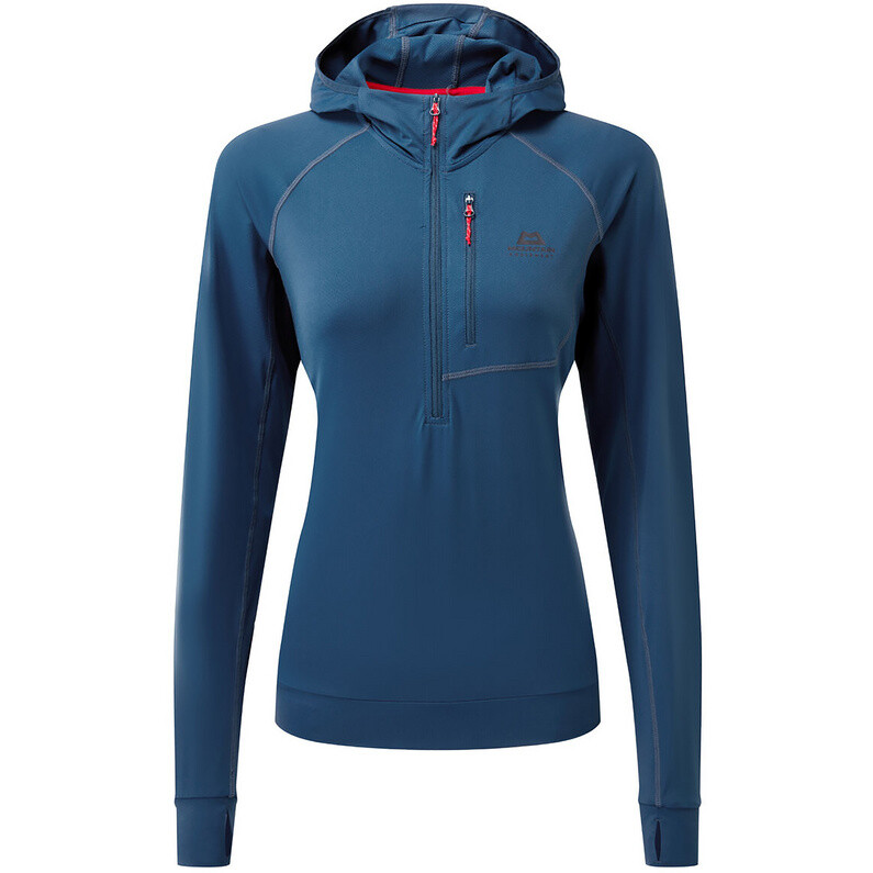 

Женская худи на молнии Aiguille Mountain Equipment, синий