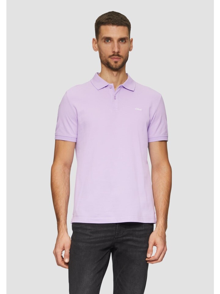 

Футболка s.Oliver Polo-Shirt kurzarm, фиолетовый