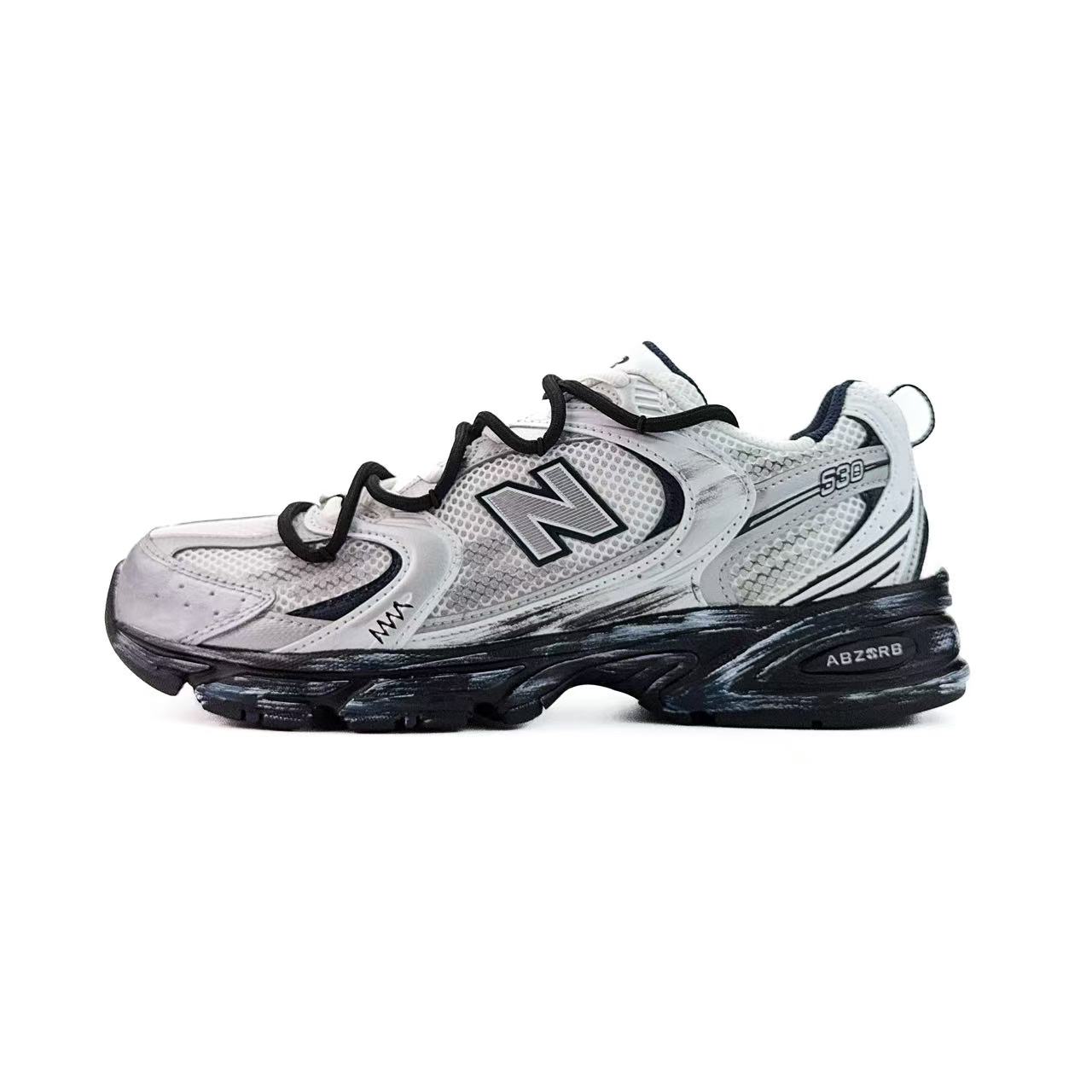 

New Balance Кроссовки NB 530 Low top Running Shoes Unisex Silver Black D Width
