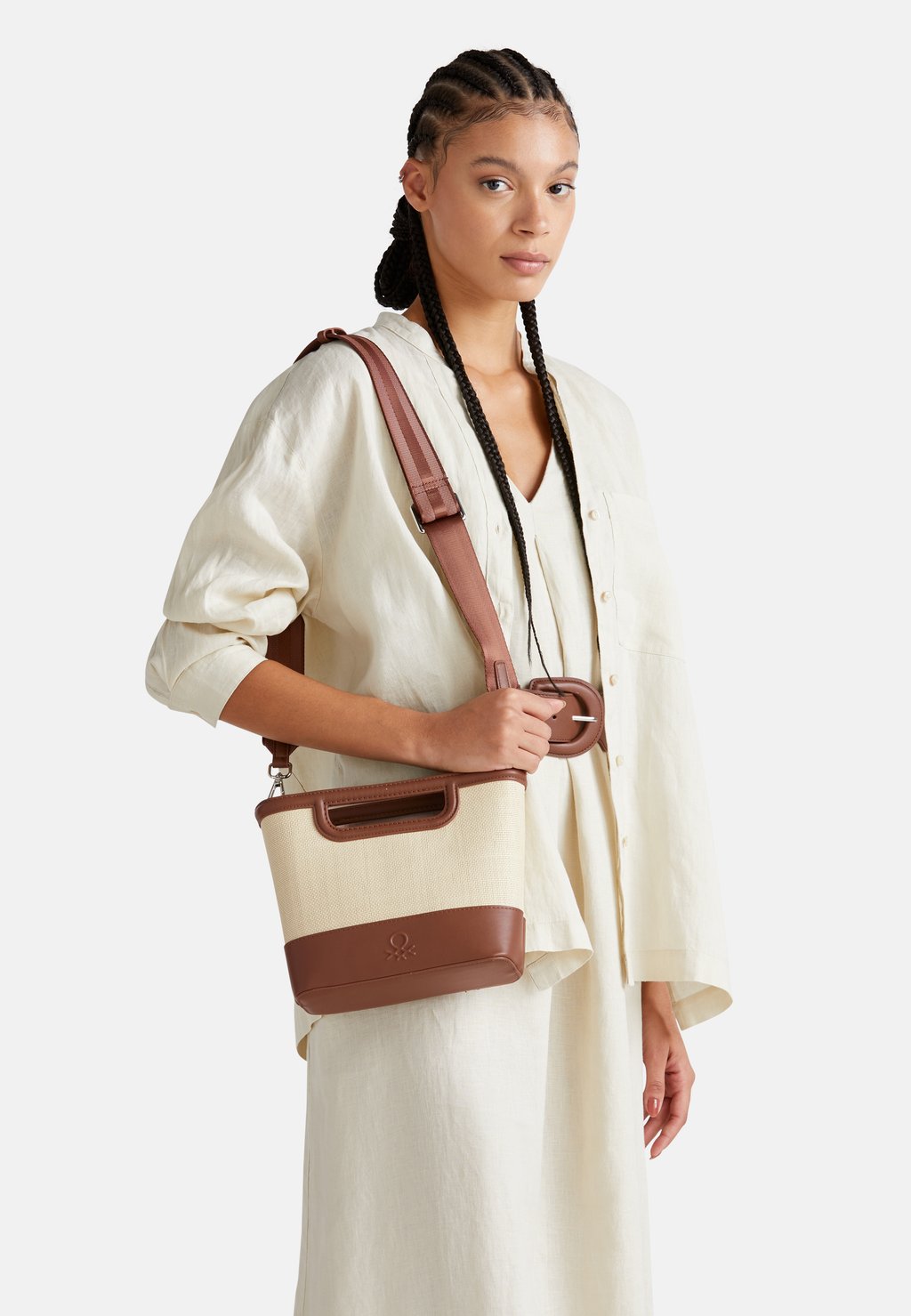 

Сумка через плечо Across body bag United Colors of Benetton, коричневый