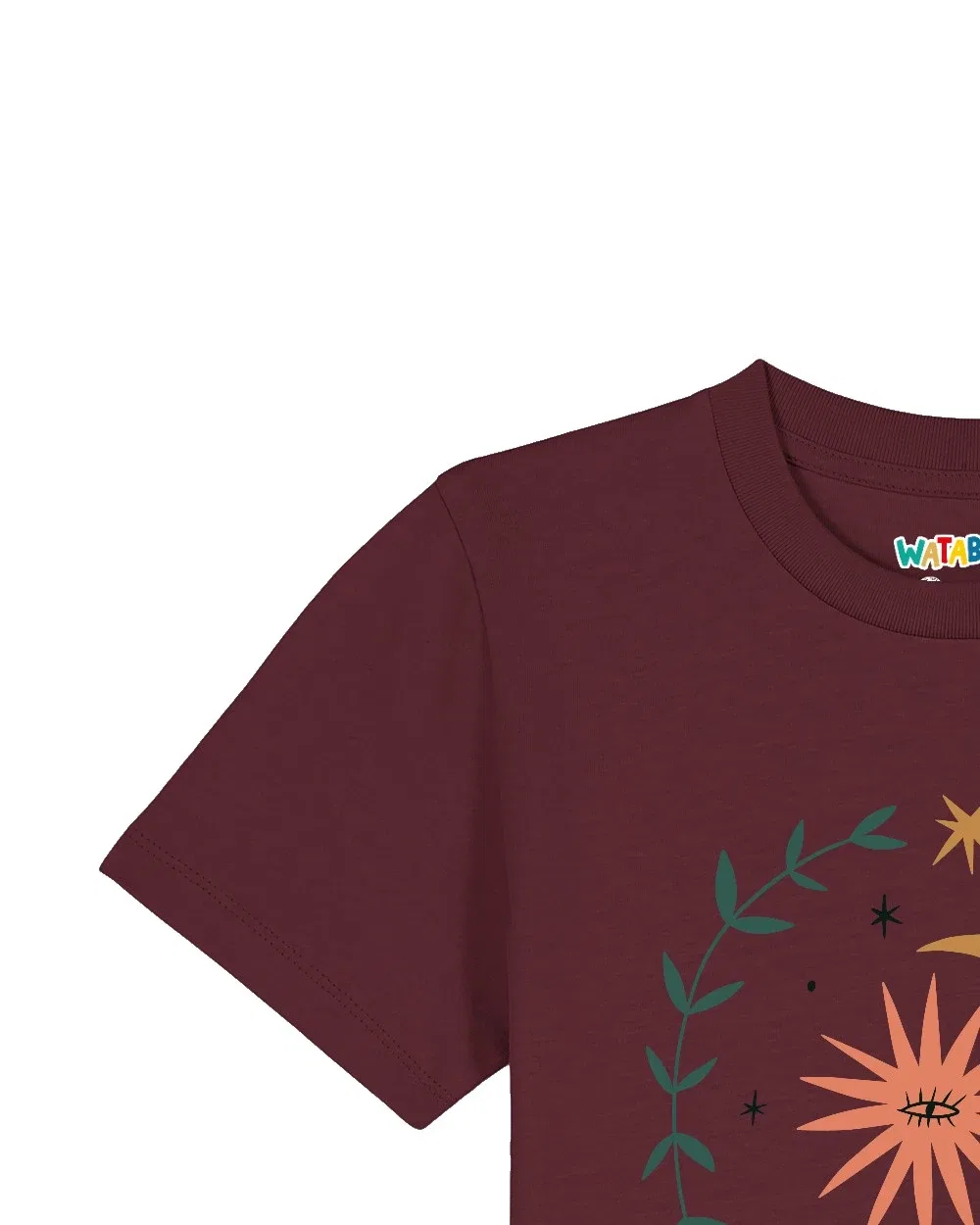 Футболка Love and flex, Wat? Apparel, винно-красный — фото 3
