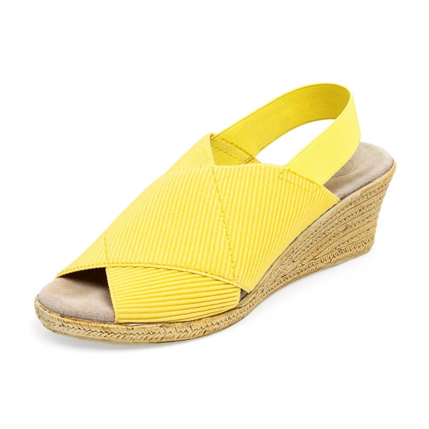 Женские сандалии Elizabeth в лимонном цвете CHARLESTON SHOE CO., Lemon — фото 2