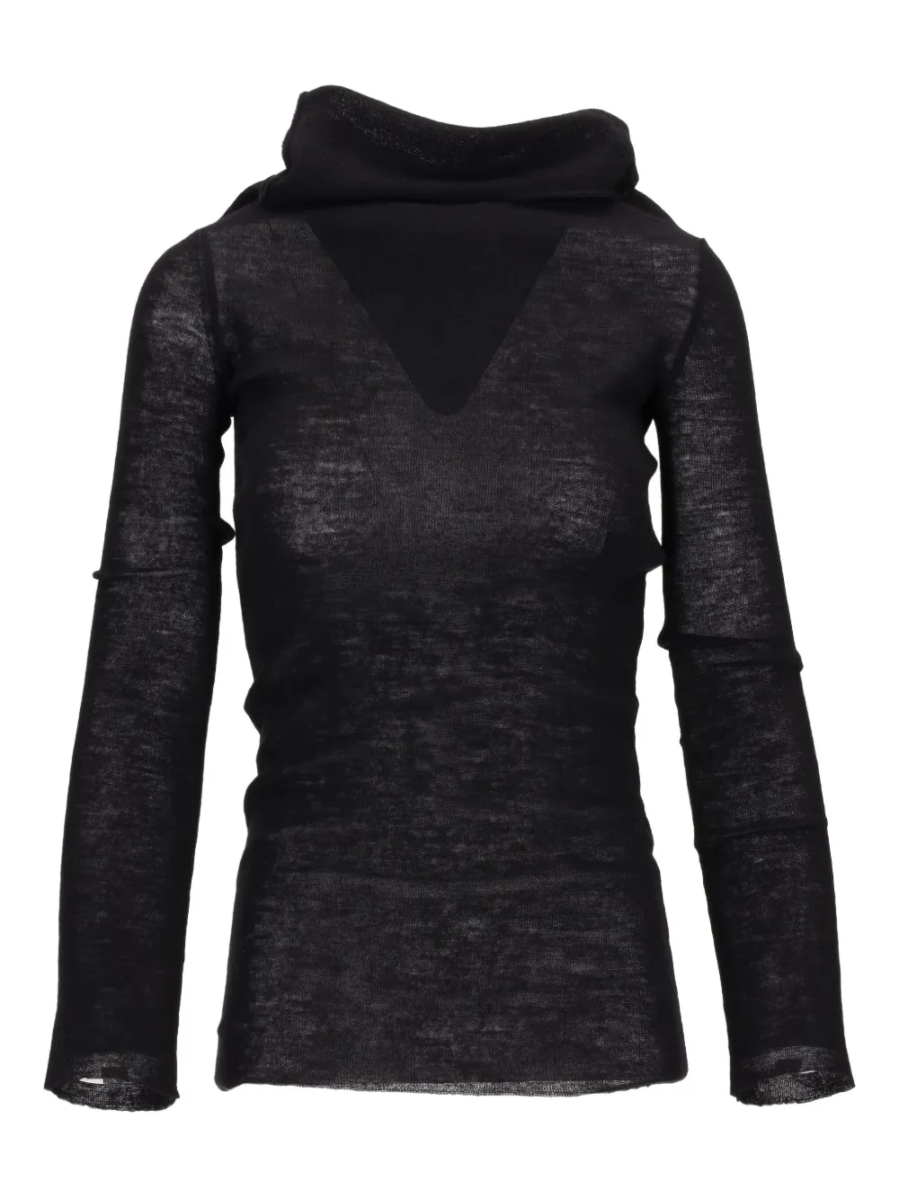 

Топ Tizziana с приспущенными плечами Ann Demeulemeester, черный