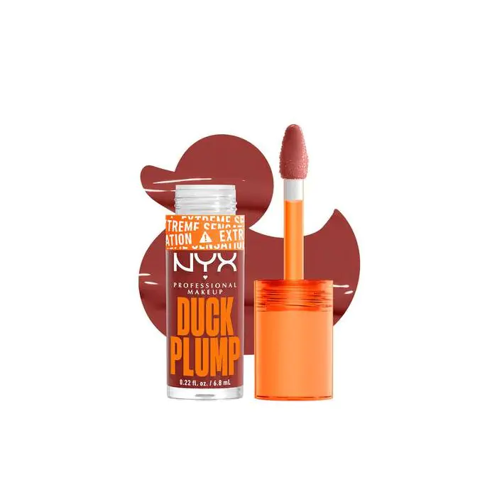 

Блеск для губ duck plump gloss voluminizador Nyx Professional Make Up, цвет brick of time