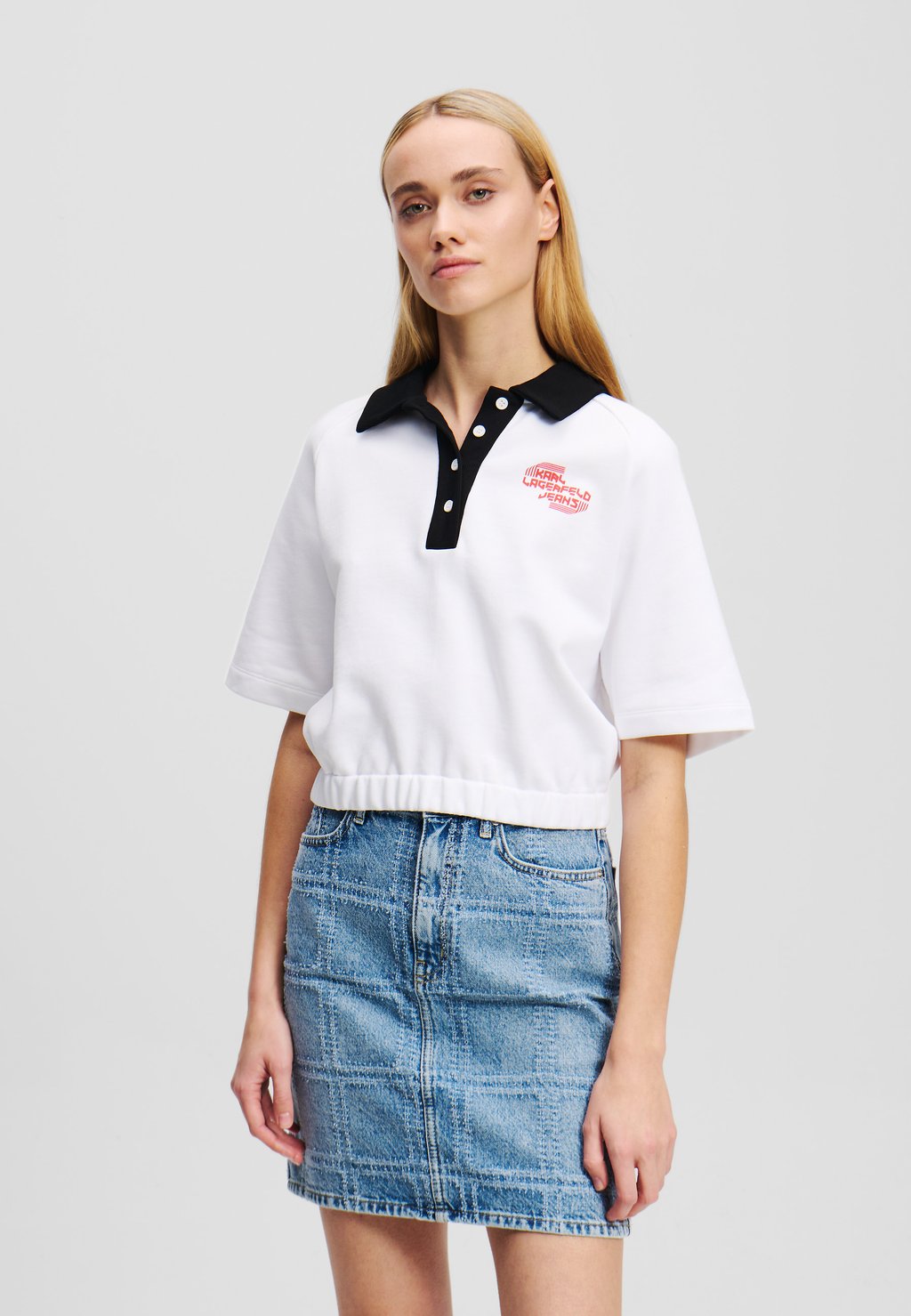 

Рубашка поло Karl Lagerfeld Jeans, белый