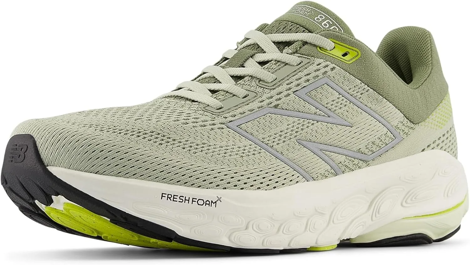 Мужские кожаные кроссовки New Balance ML574, оливковый