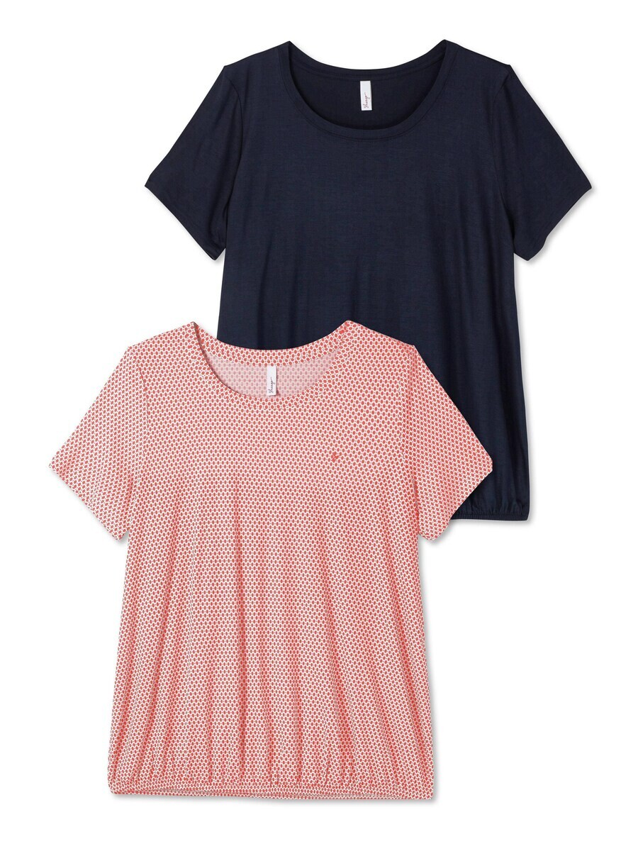 

Футболка SHEEGO Shirt, цвет marine blue/red