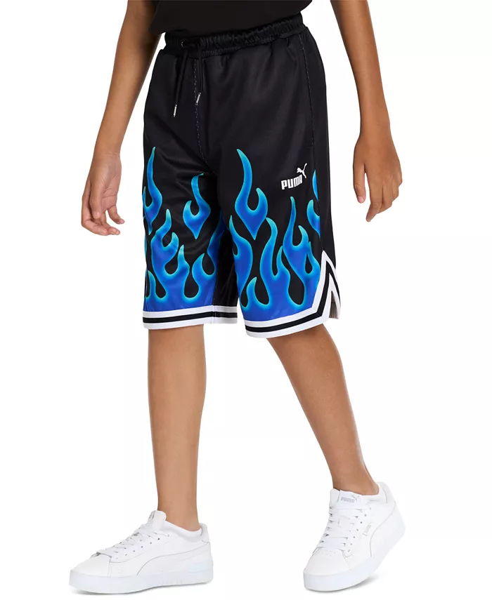 

Шорты Big Boys с принтом огня Puma, черный