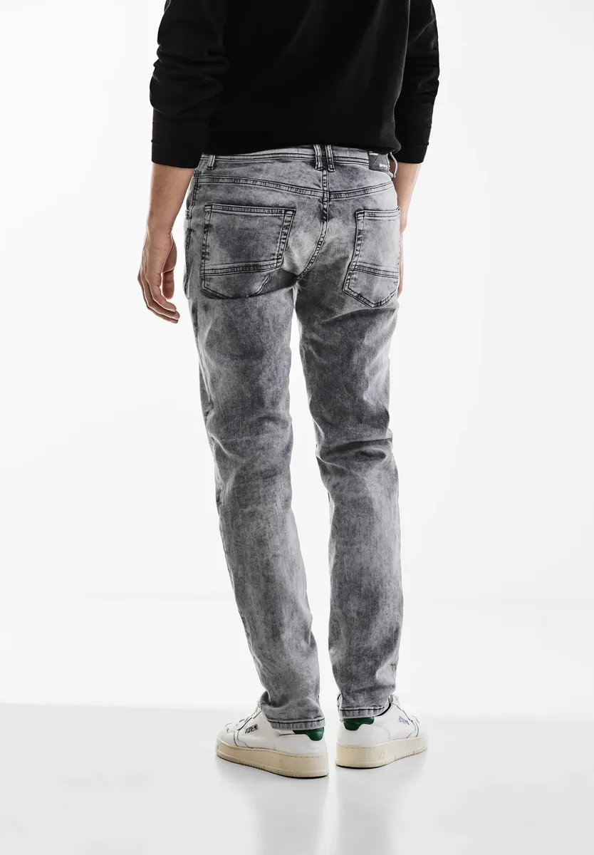 

STREET ONE MEN Джинсы прямые, средняя талия, цвет Light Grey Random Wash