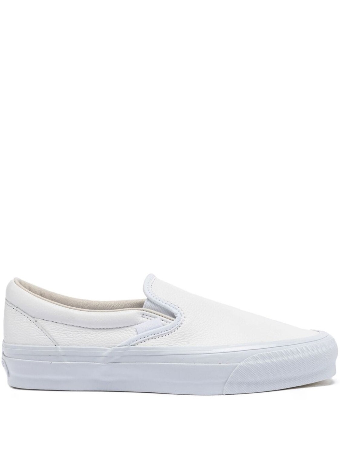 

Vans кожаные классические кеды-слипоны, белый