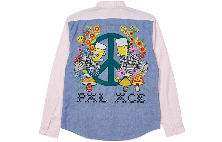 

Футболка Hippy Salute PALACE, розовая